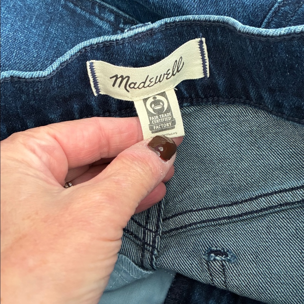 NWOT Madewell the perfect vintage wide leg Blue Jean Sz  27 tall - Picture 8 of 10